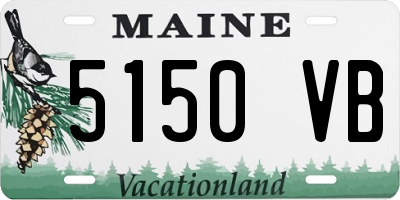 ME license plate 5150VB