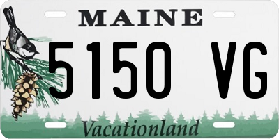 ME license plate 5150VG