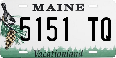 ME license plate 5151TQ