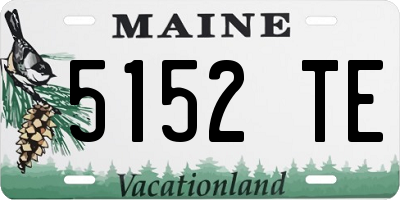 ME license plate 5152TE