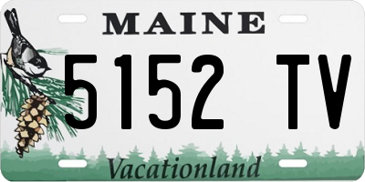 ME license plate 5152TV