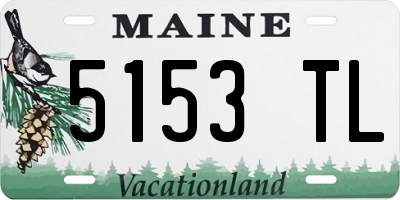 ME license plate 5153TL