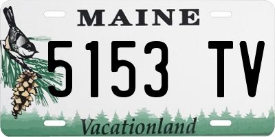 ME license plate 5153TV