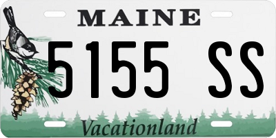 ME license plate 5155SS