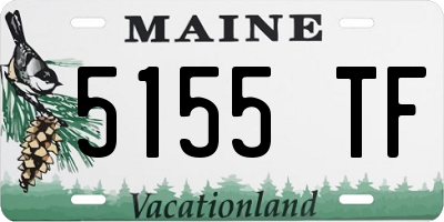 ME license plate 5155TF