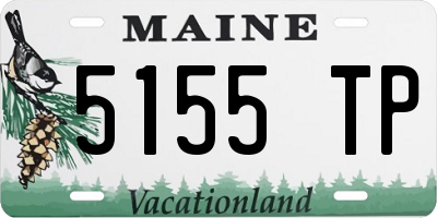 ME license plate 5155TP