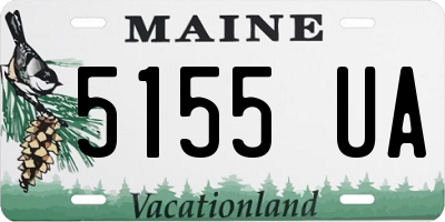 ME license plate 5155UA