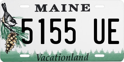 ME license plate 5155UE