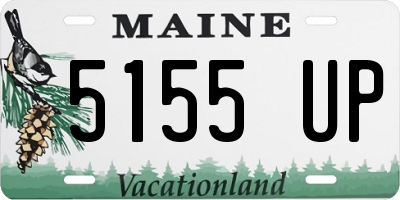 ME license plate 5155UP