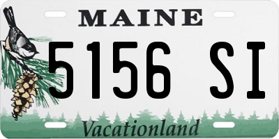 ME license plate 5156SI