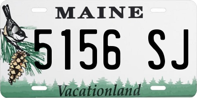 ME license plate 5156SJ