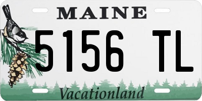 ME license plate 5156TL