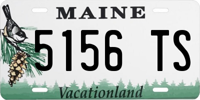 ME license plate 5156TS