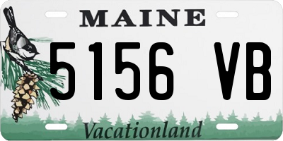 ME license plate 5156VB
