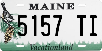 ME license plate 5157TI