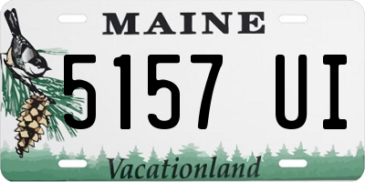 ME license plate 5157UI