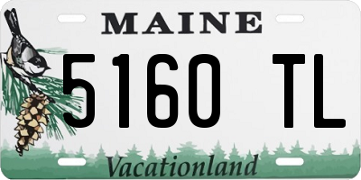 ME license plate 5160TL