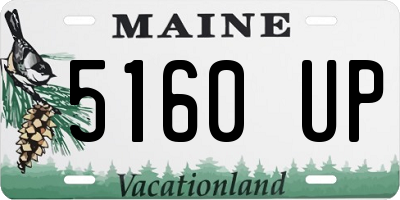 ME license plate 5160UP
