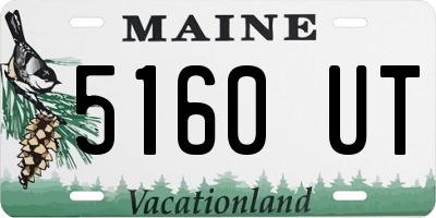 ME license plate 5160UT