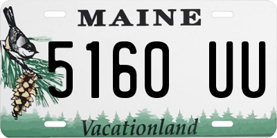 ME license plate 5160UU