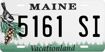 ME license plate 5161SI