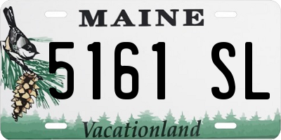 ME license plate 5161SL