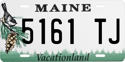 ME license plate 5161TJ