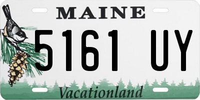 ME license plate 5161UY