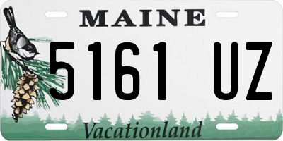 ME license plate 5161UZ