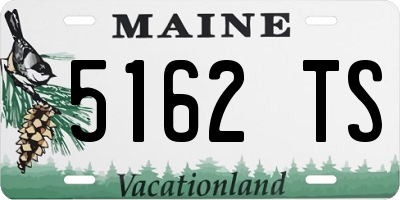 ME license plate 5162TS
