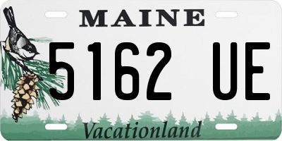 ME license plate 5162UE