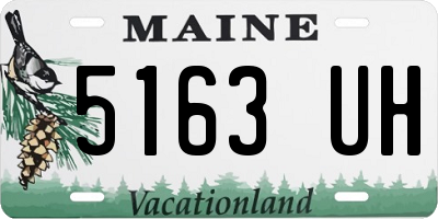 ME license plate 5163UH