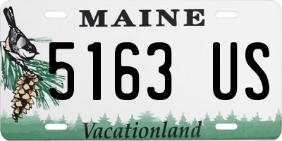 ME license plate 5163US