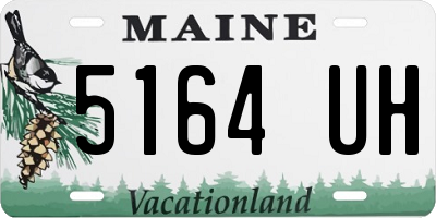 ME license plate 5164UH