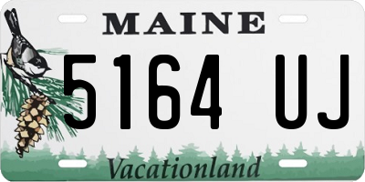 ME license plate 5164UJ