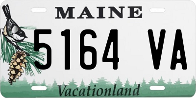 ME license plate 5164VA