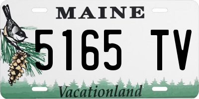 ME license plate 5165TV