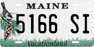 ME license plate 5166SI