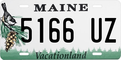 ME license plate 5166UZ