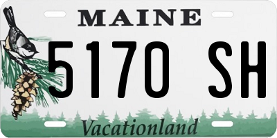 ME license plate 5170SH