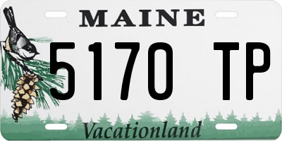 ME license plate 5170TP