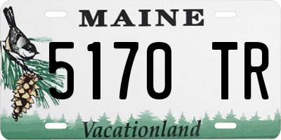 ME license plate 5170TR