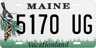 ME license plate 5170UG
