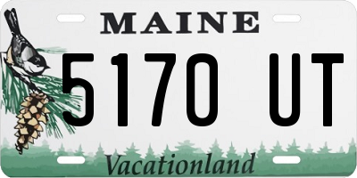ME license plate 5170UT
