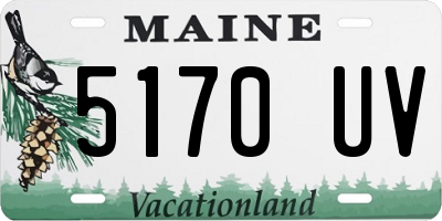 ME license plate 5170UV