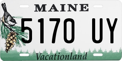 ME license plate 5170UY