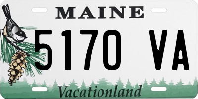 ME license plate 5170VA