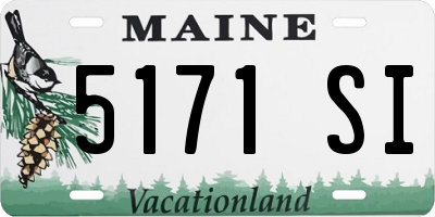 ME license plate 5171SI