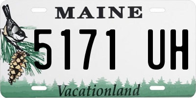 ME license plate 5171UH