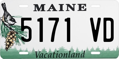 ME license plate 5171VD